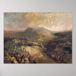 Pôster Os cruzados antes de Jerusalem