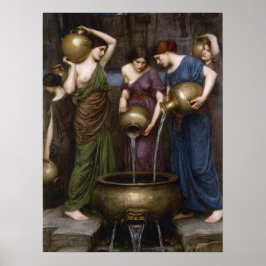 Poster Os Danaides de John William Waterhouse