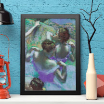 Os Dançarinos Azuis de Edgar Degas