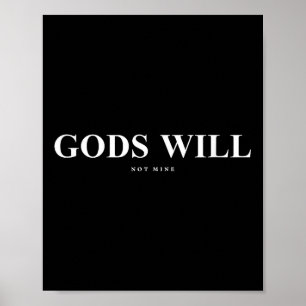 Poster Os Deuses Não Minam A Fé Cristã Inspirando Homens