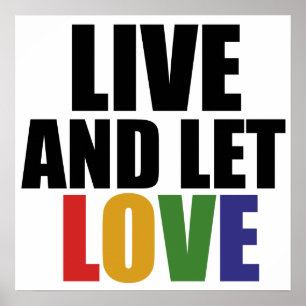 Poster Os direitos dos homossexuais do amor são direitos 