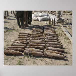 Pôster Os dispositivos explosivos são identificados e