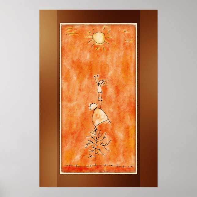 Poster Os Dois e o Sol (Frente)