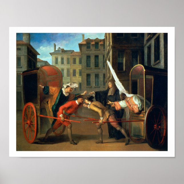 Poster Os dois treinadores, uma cena adicionada à comédia (Frente)