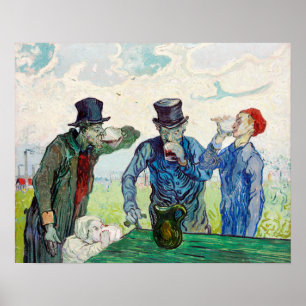 Poster Os Drinkers de Vincent Van Gogh