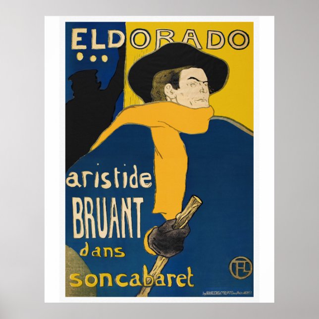 Poster Os Embaixadores - Aristide Bruant (1892)  (Frente)