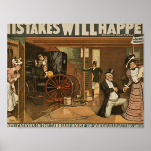 Pôster Os erros acontecerão