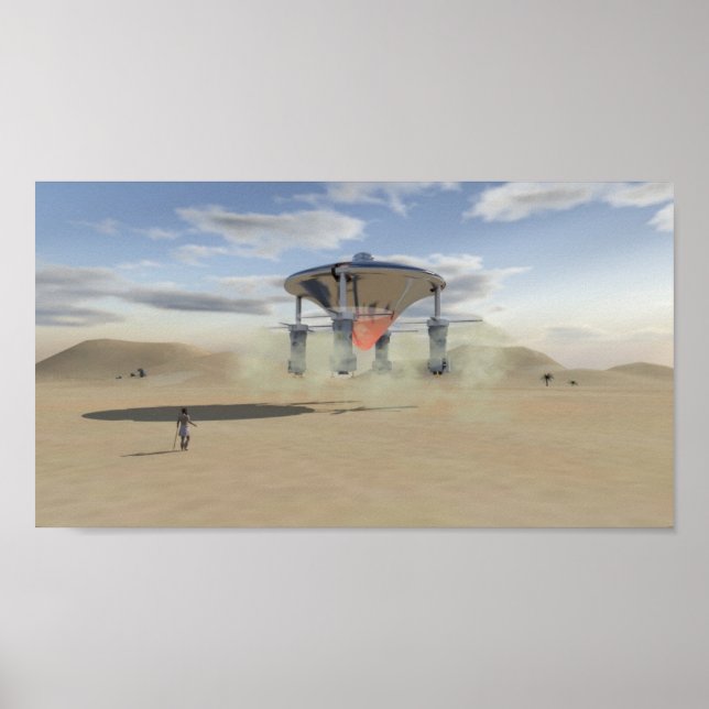 Pôster Os Espaços do Ezekiel (Frente)