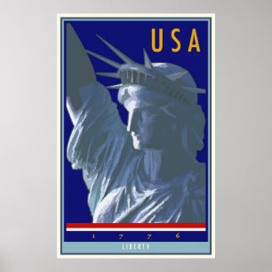 Poster Os Estados Unidos