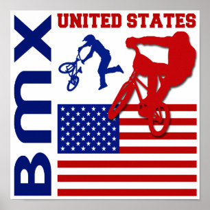 Pôster Os Estados Unidos de BMX