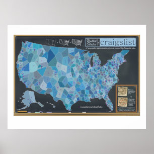 Poster Os Estados Unidos de Craigslist