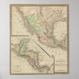 Pôster Os Estados Unidos de México