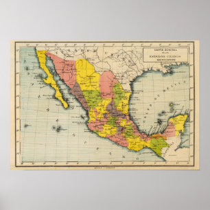 Pôster Os Estados Unidos de México 2