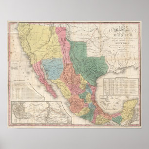 Poster Os Estados Unidos e o México