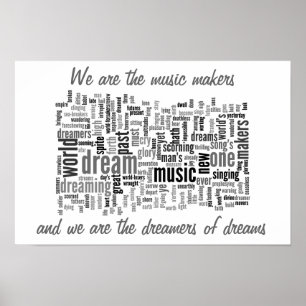 Pôster Os fabricantes da música