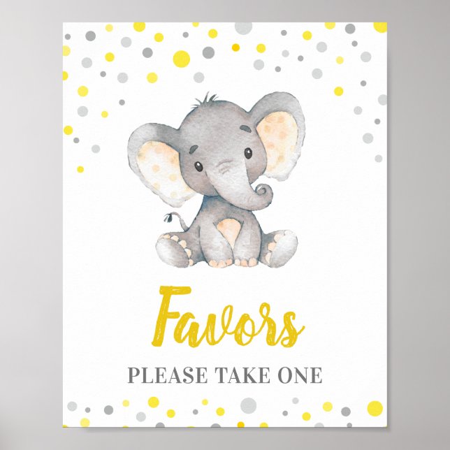 Poster Os favoritos tiram um Chá de fraldas de elefante d (Frente)