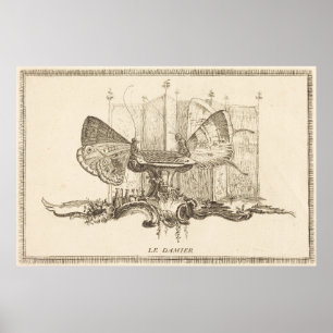 Poster Os feridos, em ou após 1756