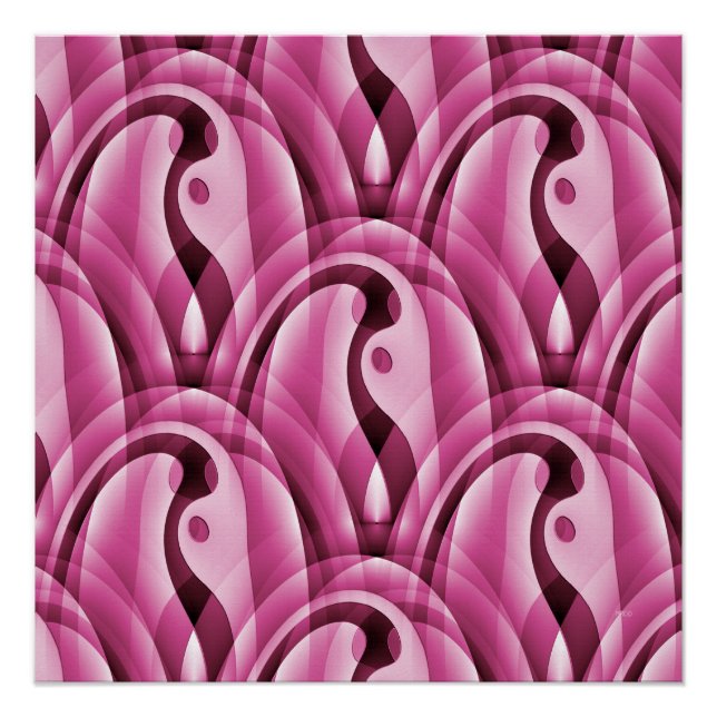 Pôster Os Flamingos... (Frente)