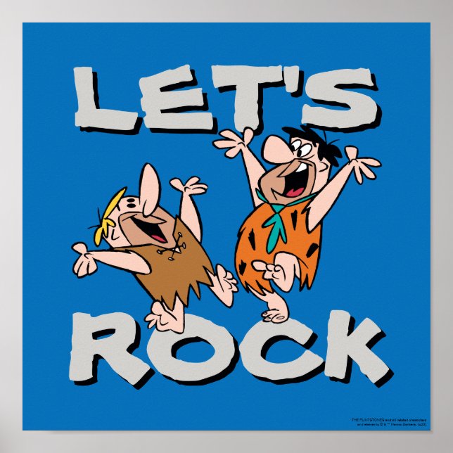 Poster Os Flintstones | Fred & Barney - Rock Vamos (Frente)