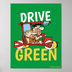 Poster Os Flintstones  Fred & Barney - Unidade Verde