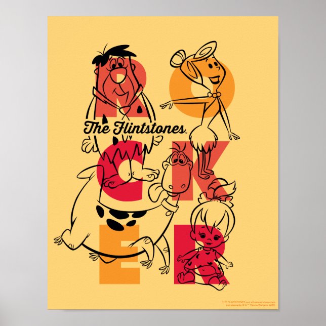 Poster Os Flintstones | ROCKER (Frente)