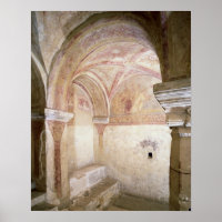 Os frescos carolingianos na cripta interna