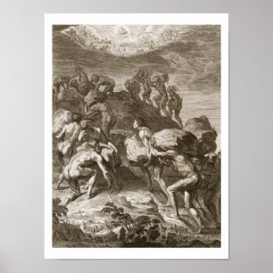 Poster Os Gigantes tentam escalar o céu pilhando a montag