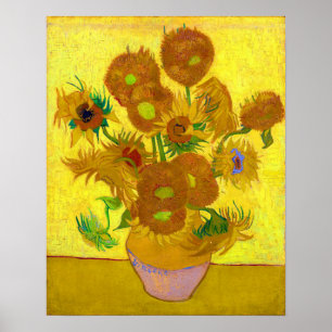 Poster Os girassóis de Van Gogh