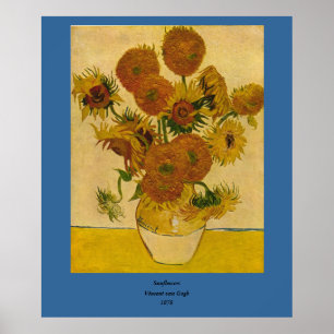 Pôster Os girassóis de Vincent van Gogh, 1878
