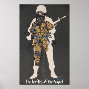 Poster Os grafites do projeto da guerra: Excursão do