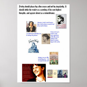 Pôster Os grandes escritores