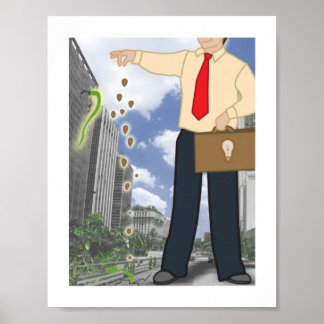 Poster Os grandes sonhos estão em pequenas sementes.