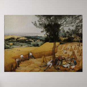 Pôster Os Harvesters de Pieter Bruegel, o Velho