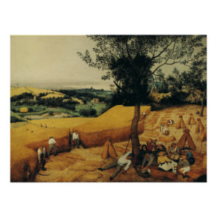 Pôster Os Harvesters de Pieter Brueghel, o Velho