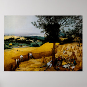Poster Os Harvesters de Pieter Brueghel, o Velho