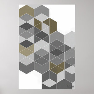 Poster Os hexágonos abençoaram