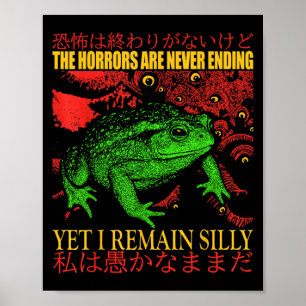 Poster Os Horrores Do Sapo Japonês Nunca Terminam Ainda E