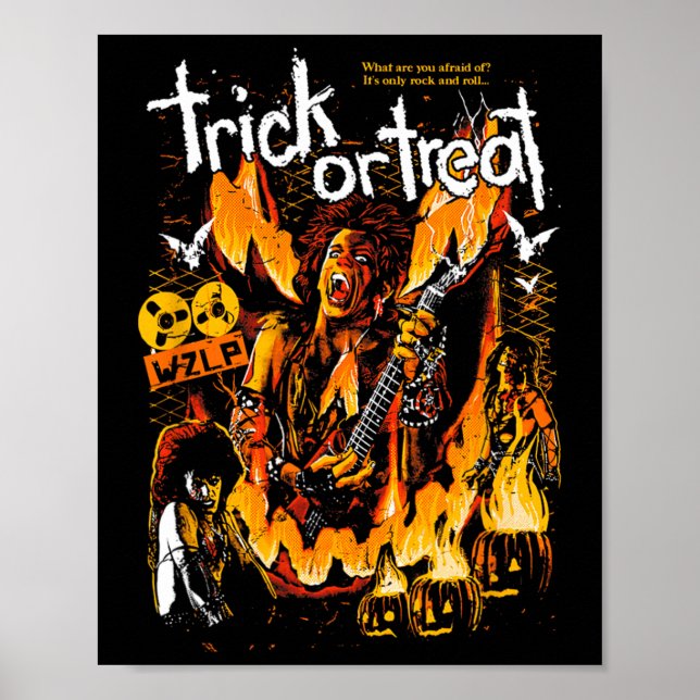 Poster Os Horrores Do Truque Ou Tratamento Do Halloween (Frente)