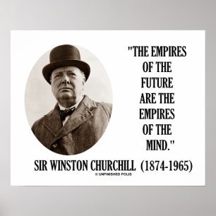 Pôster Os Impérios Do Futuro São Os Impérios Da Mente