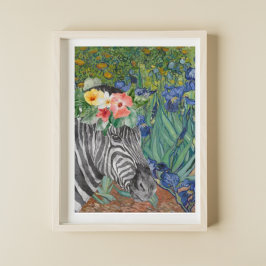 Poster Os irlandeses de Van Gogh e Zebra Rico