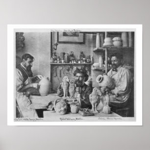 Pôster Os irmãos de Martin no estúdio no Southall