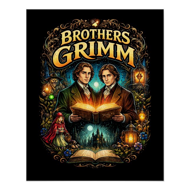 Pôster Os Irmãos Grimm (Frente)
