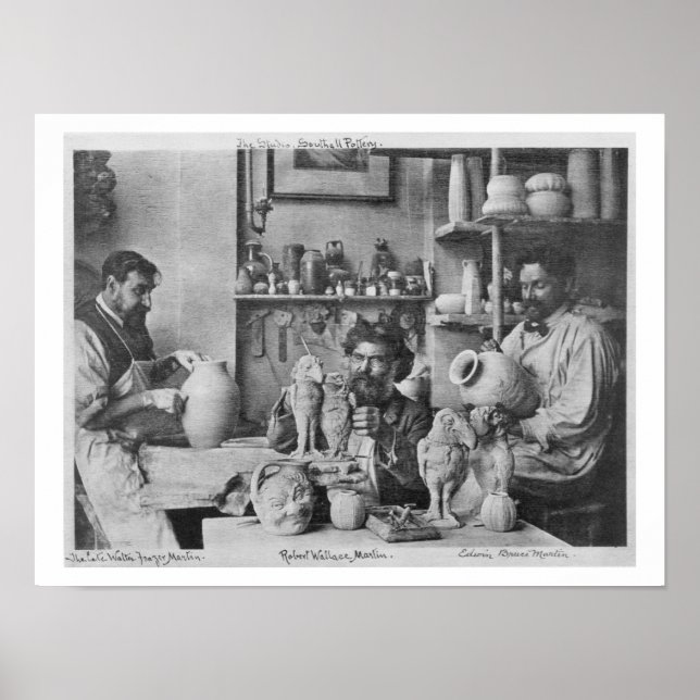 Pôster Os irmãos Martin no estúdio do Southall (Frente)