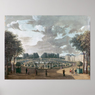 Pôster Os jardins de Luxembourg