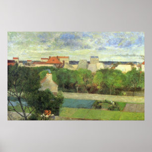 Pôster Os jardins do mercado de Vaugirard - 1879
