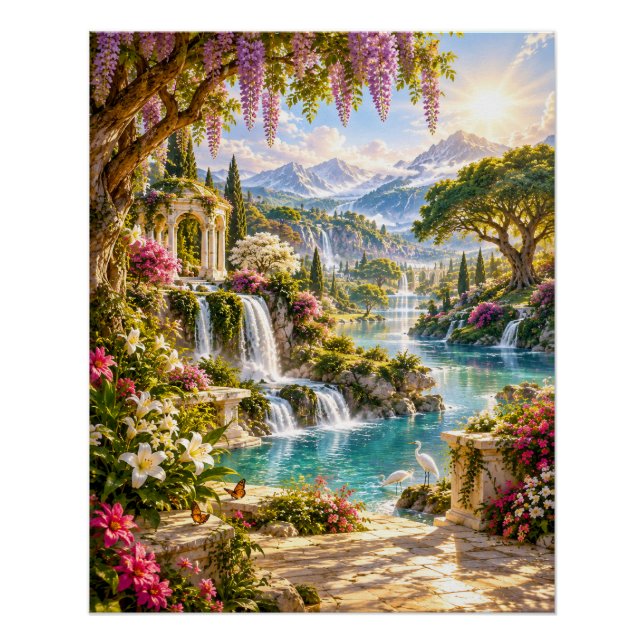 Pôster Os Jardins do Paraíso (Frente)