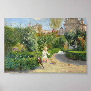 Poster Os Jardins Murillo, Sevilha Hugo Birger