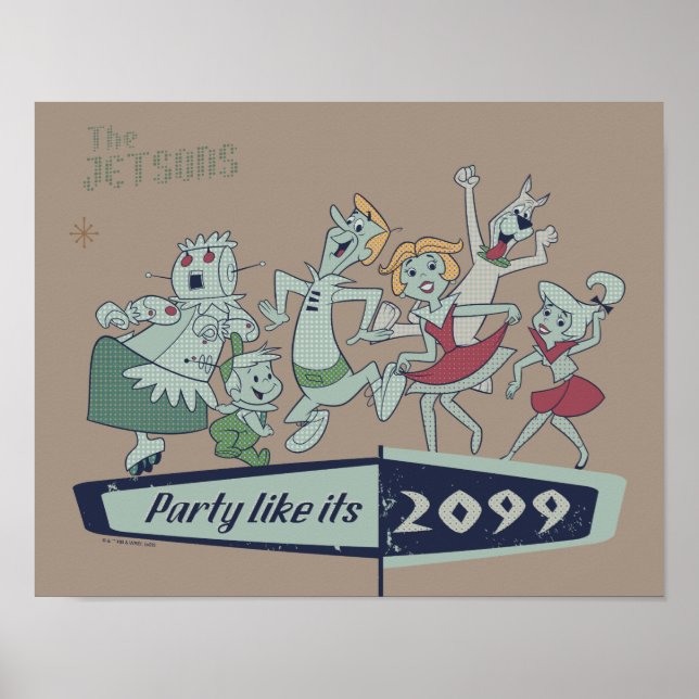 Poster Os Jetsons | Festa como está em 2099 (Frente)