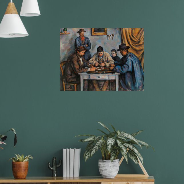 Poster Os Jogadores de Cartas | Paul Cezanne | (Sala de Estar 1)