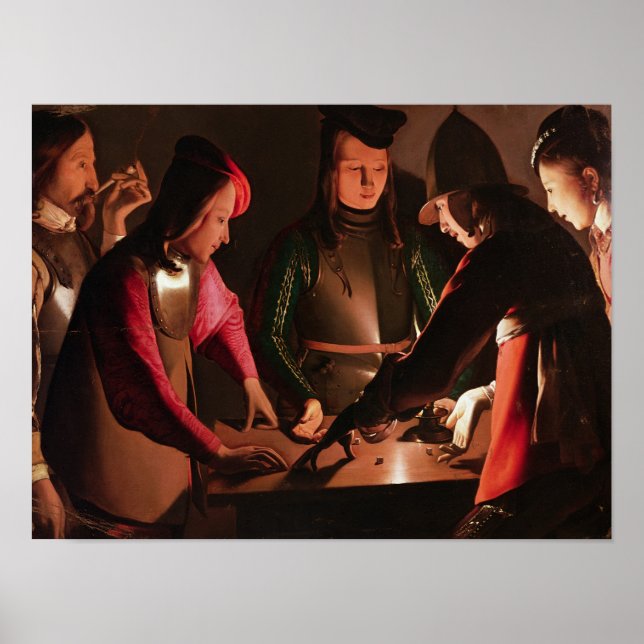 Pôster Os Jogadores de Dados (Frente)